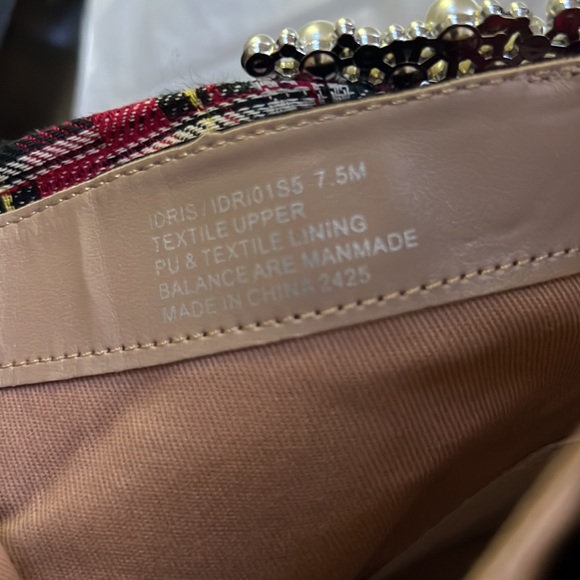 Betsey Johnson Idris Plaid Sash Rhinestone Buckle Booties - Picture 6 of 13